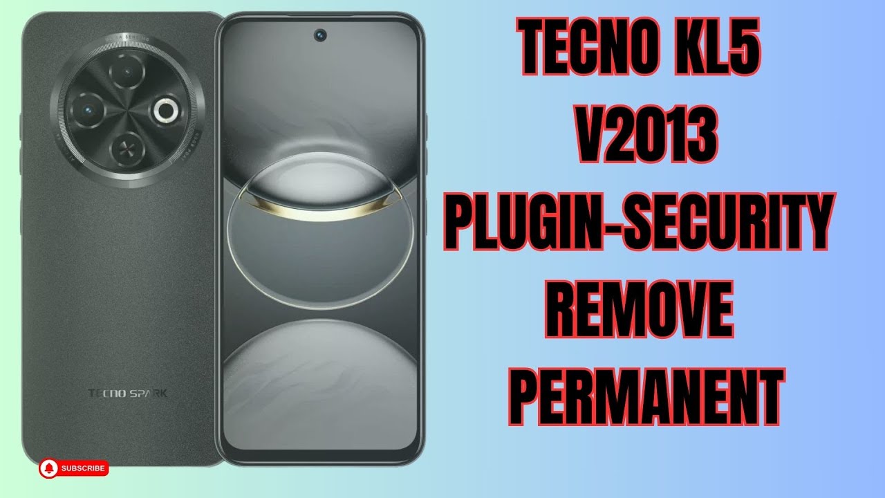 TECNO KL5 V2013 REMOVED PLUGIN-SECURITY PERMANENTLY #plugins #mdmfix