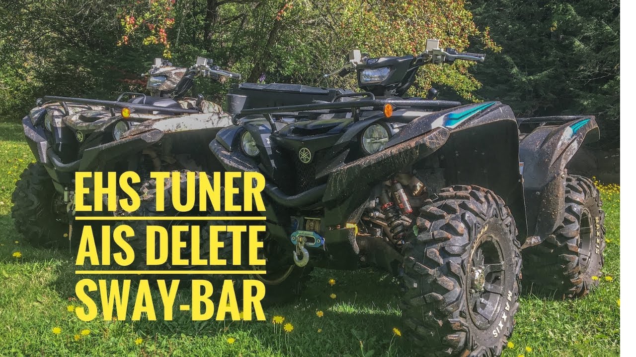 2017 Yamaha Grizzly - EHS Tuner, AIS Delete Mod & Sway Bar Removal.