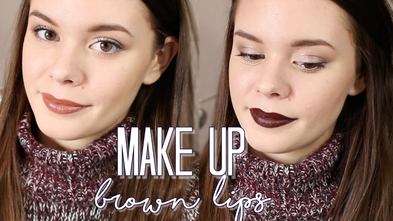 LEVRES MARRONS &loz; maquillage & tenue