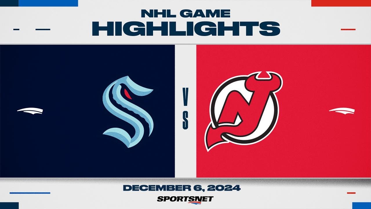 NHL Highlights | Kraken vs. Devils - December 6, 2024