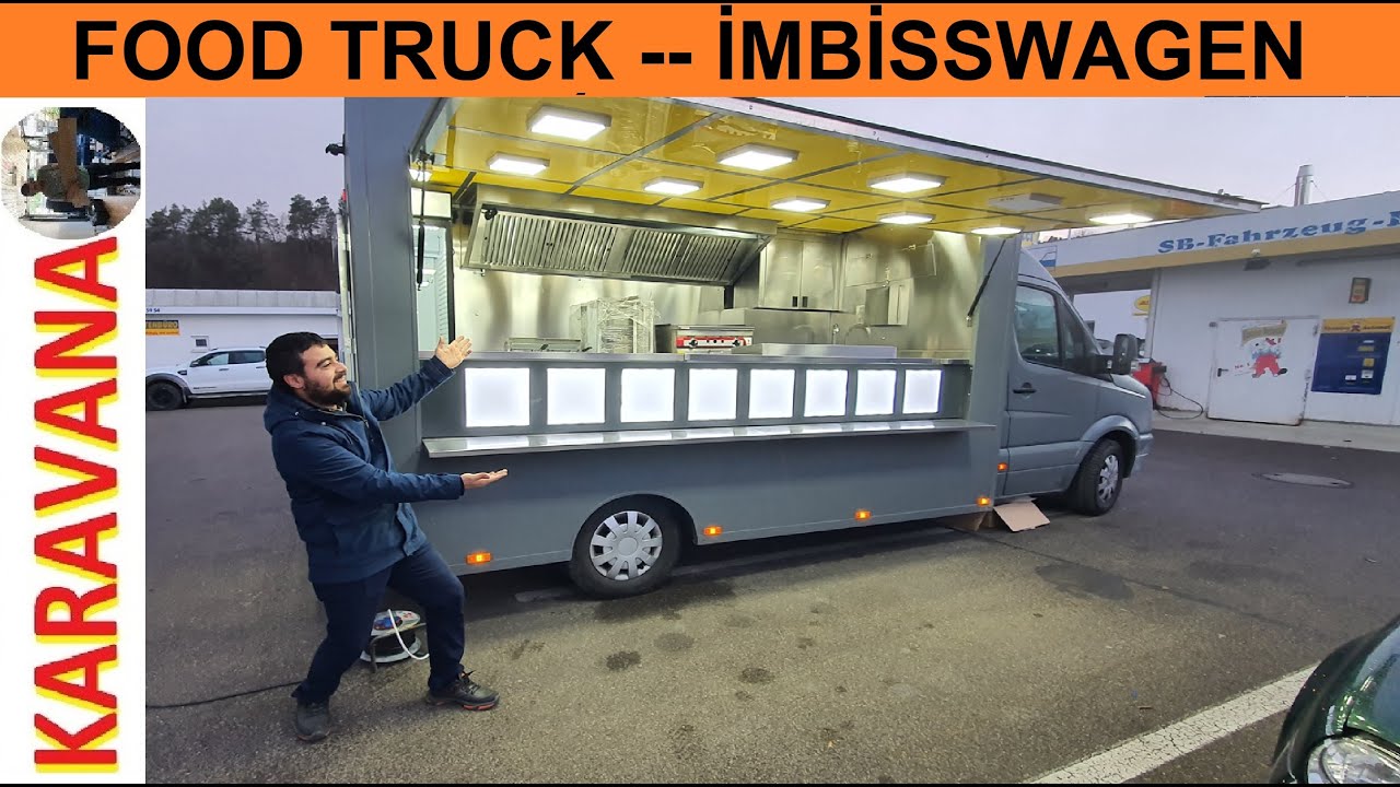 FOODTRUCK - İMBİS WAGEN - SEYYAR BÜFE - ALMANYAYA TESLİM EDİCEĞİM YENİ PROJEM BİTTİ