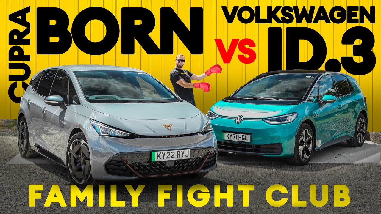 CUPRA Born против Volkswagen ID.3: СЕМЕЙНЫЙ БОЙЦОВСКИЙ КЛУБ!