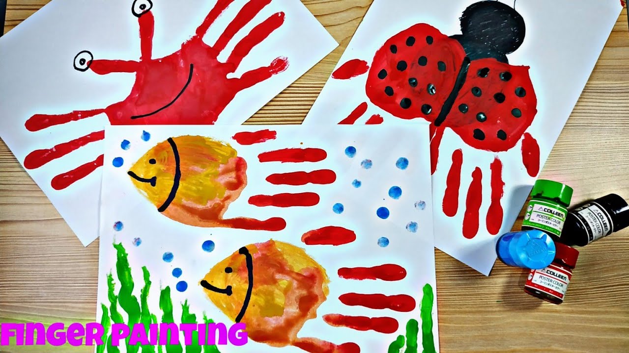 [TUTORIAL] Melukis dengan Tangan | Finger Painting
