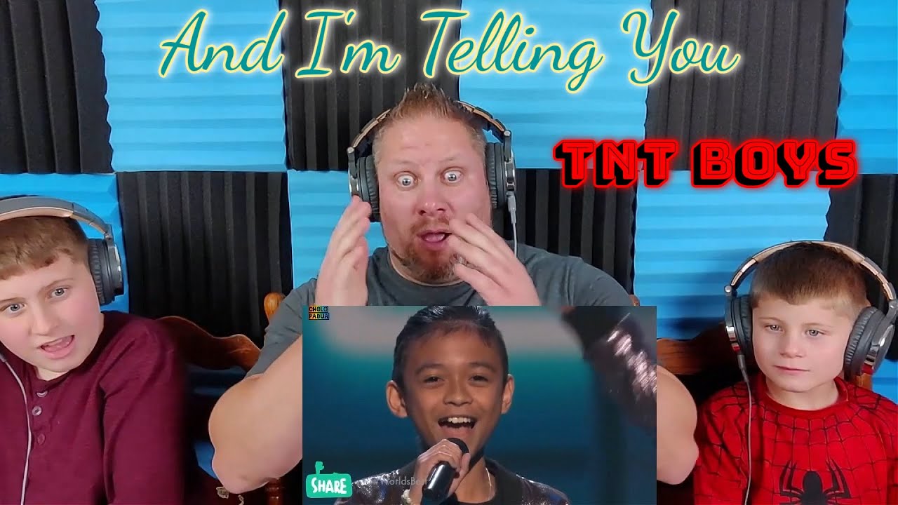 TNT BOYS sing (AND I AM TELLING YOU) REACTION