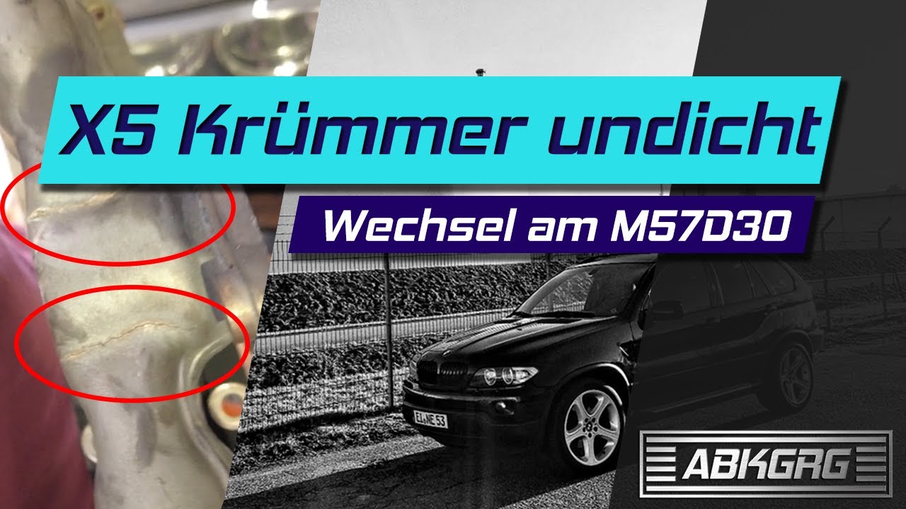 BMW X5 E53 3.0d / E39 530d / M57D30 M57N Krümmer tauschen