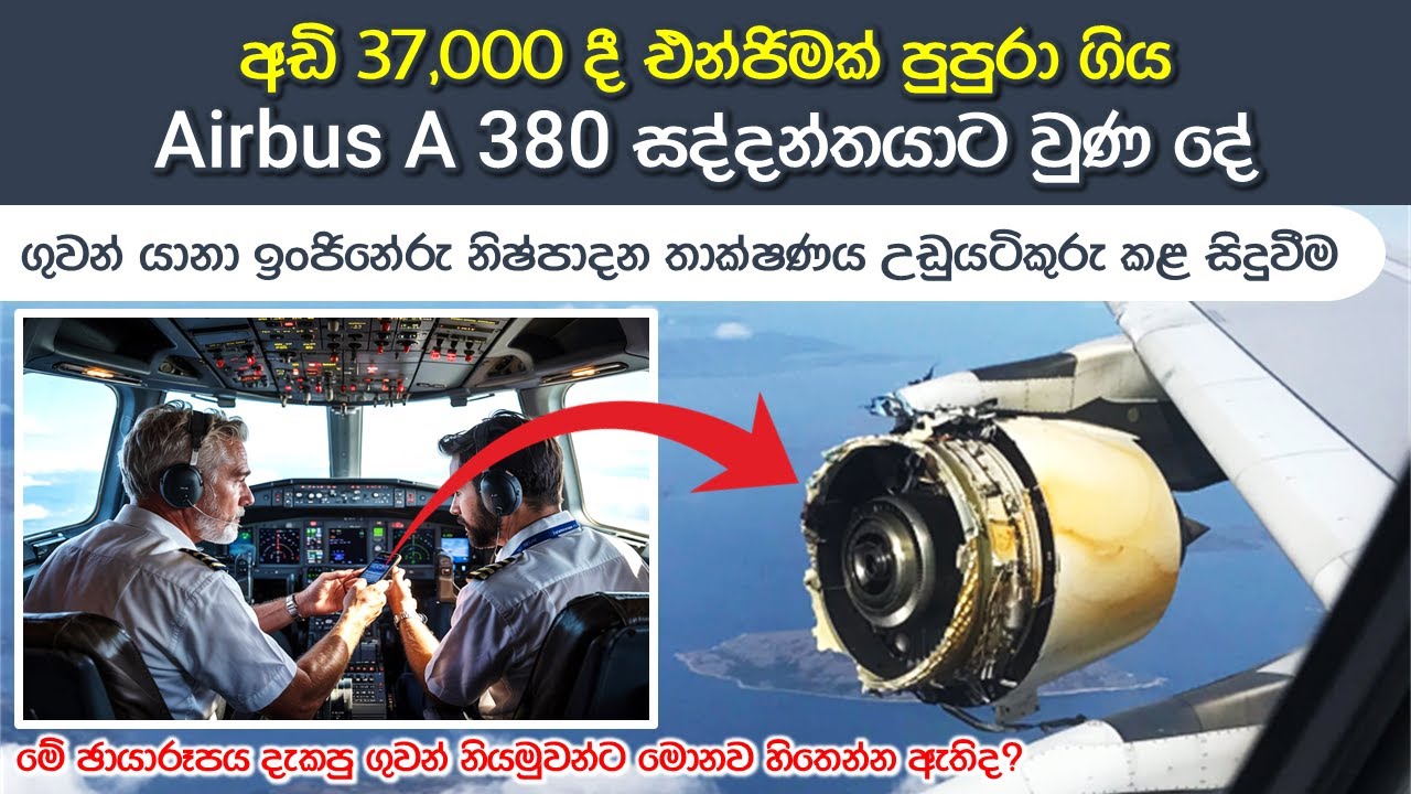 මූලද්‍රව්‍ය තාක්ෂණයේ තිබූ බරපතල දෝෂය හෙළිකල Airbus A380 අනතුර | Air France Flight 066 | Airbus A380