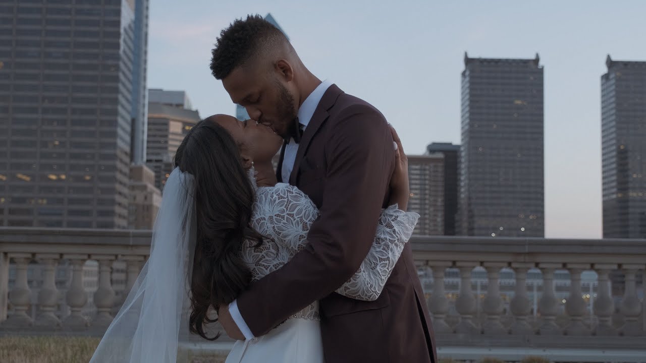 Free Library of Philadelphia Wedding | Rooftop in the City Kinda Love