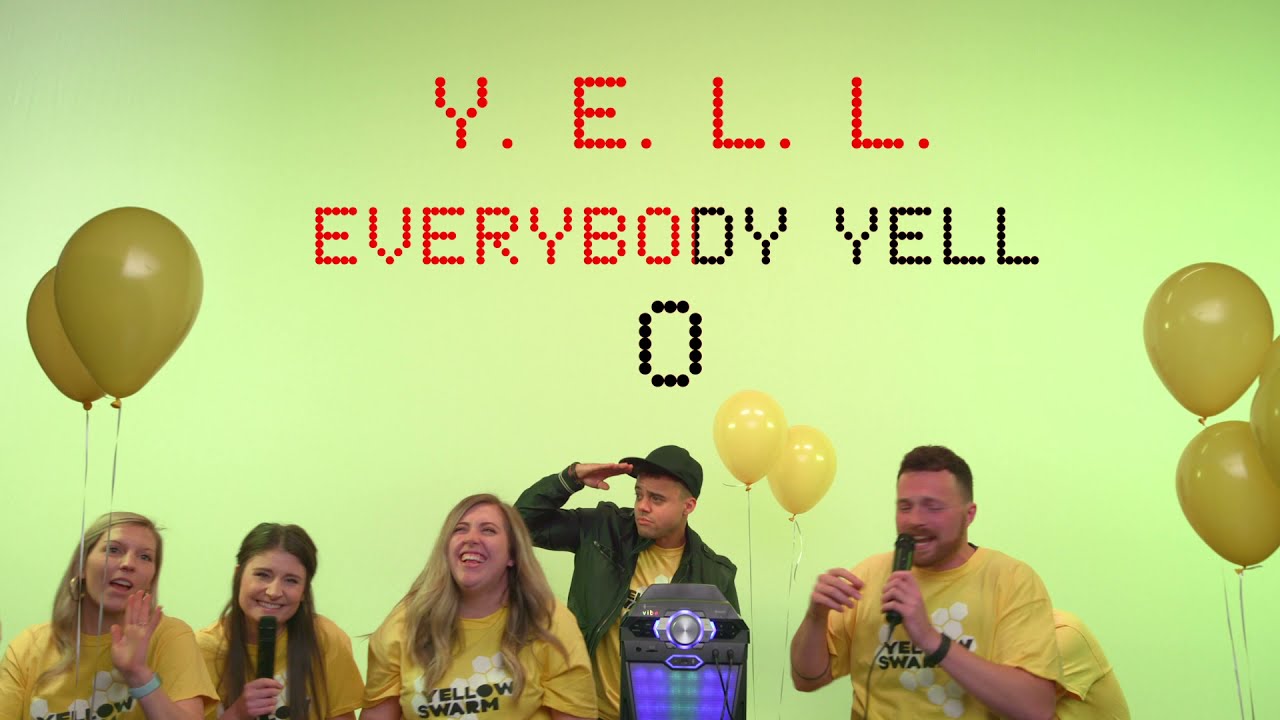 Yellow Swarm Squad Cheer
