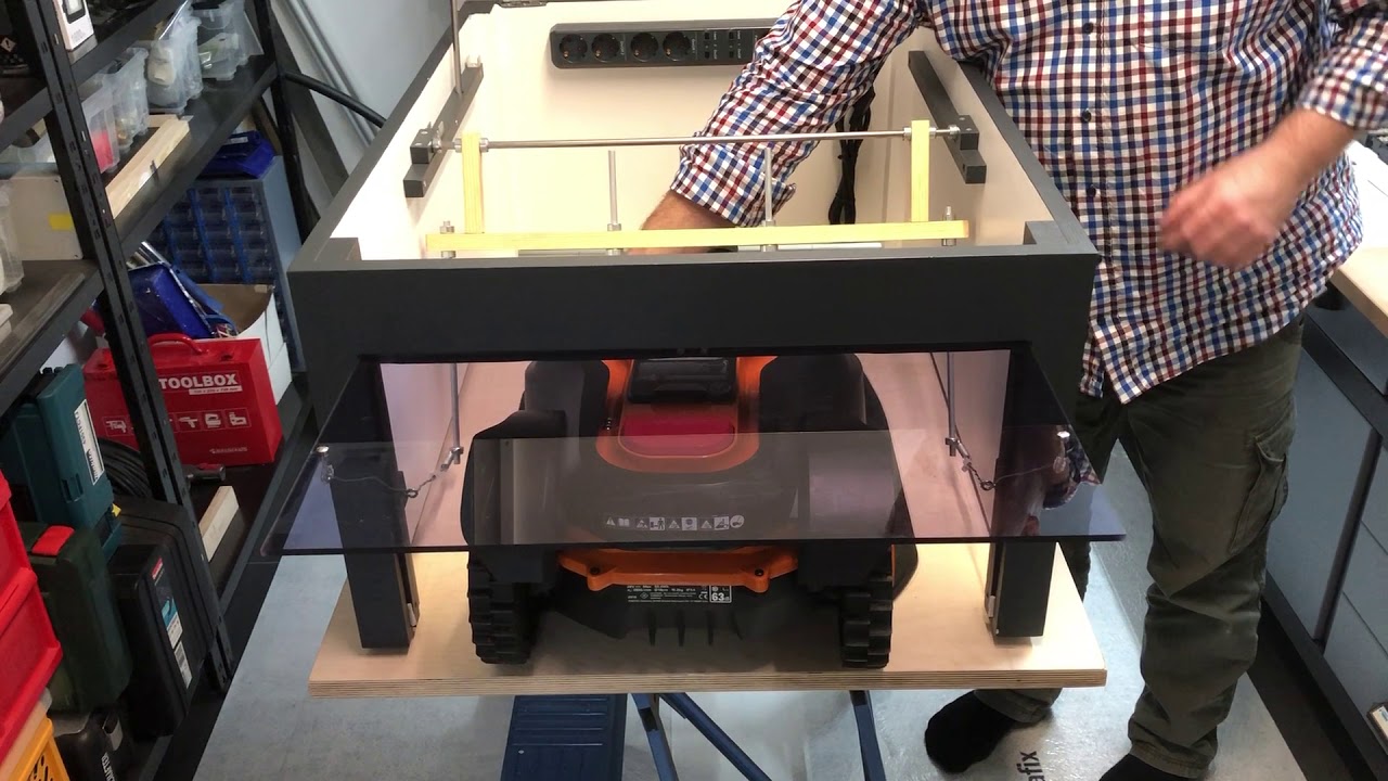 Worx Landroid Garagenbau Teil 2.