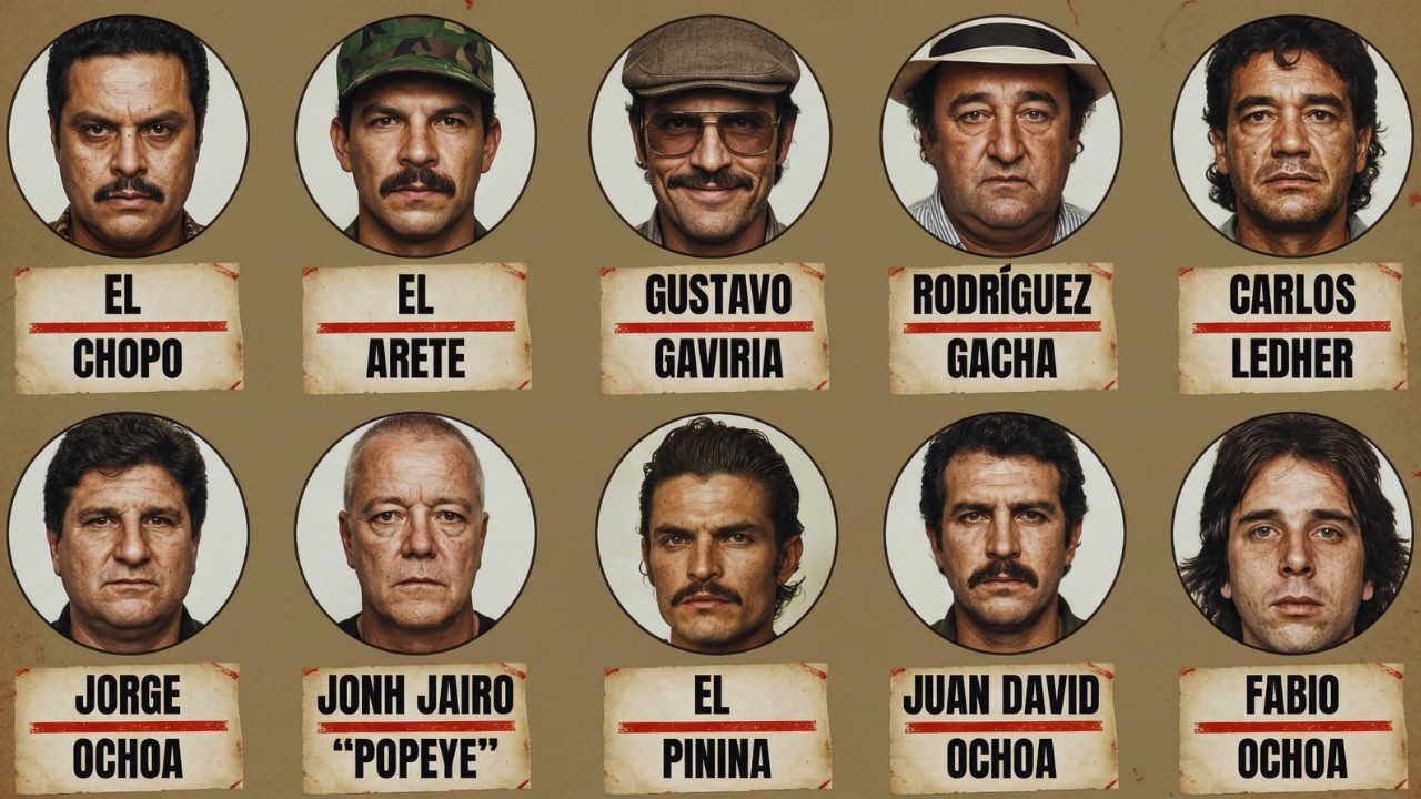 ¿Qué PASÓ con los LUGARTENIENTES de Pablo ESCOBAR?