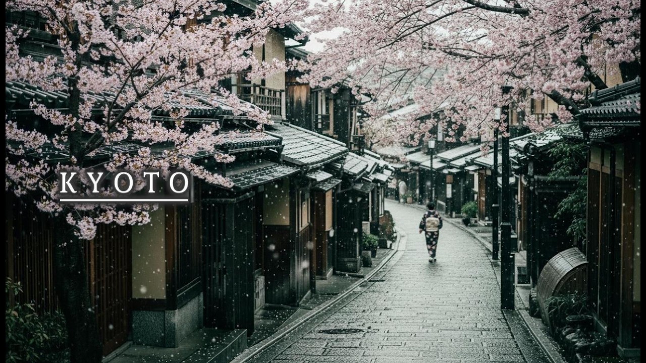 Cherry Blossoms & Peaceful Streets — Kyoto Chill Lofi