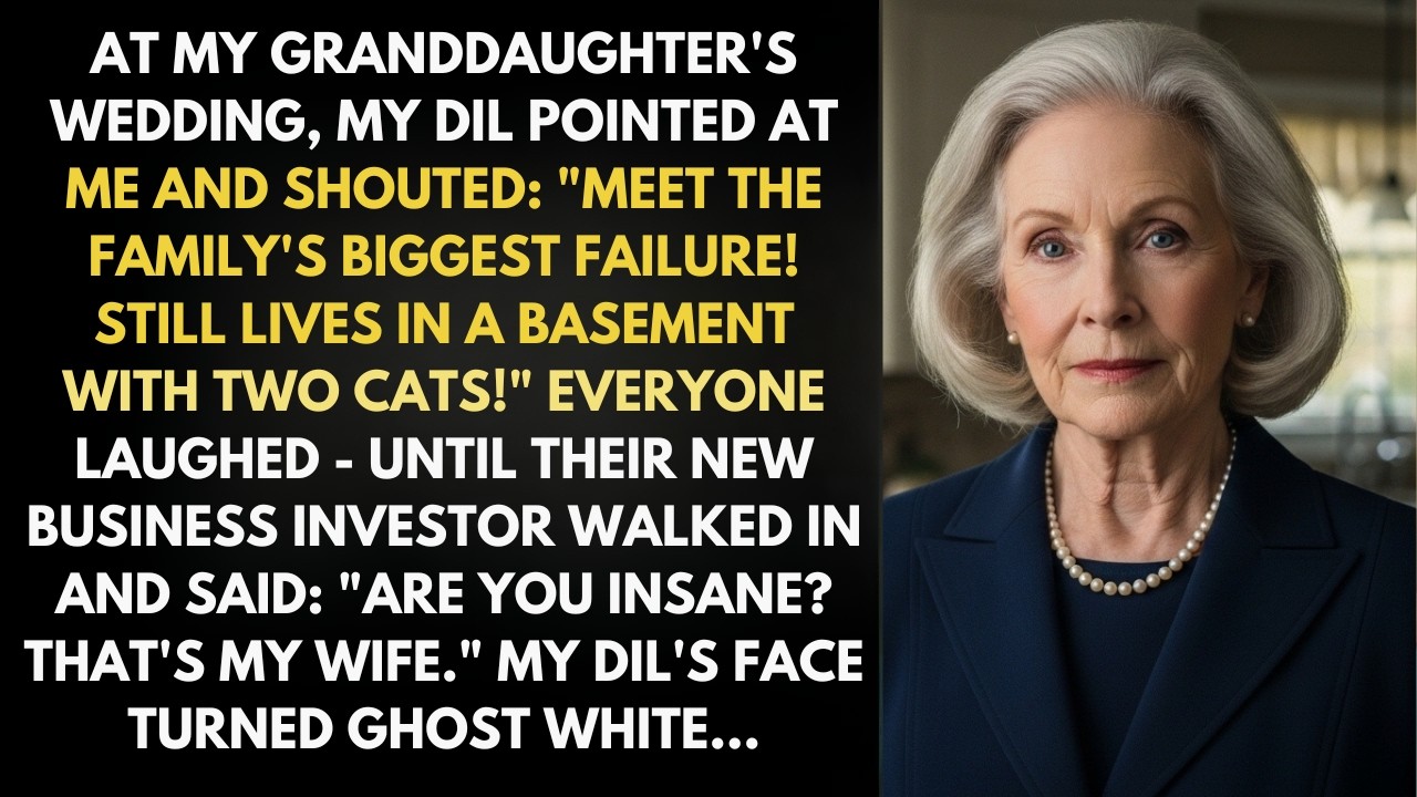 At my granddaughter’s wedding, my daughter-in-law pointed at me and shouted: Meet the family’s...