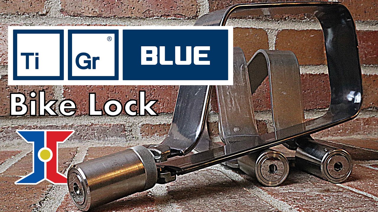 NEW TiGr Blue Bike Lock: Steel vs Titanium