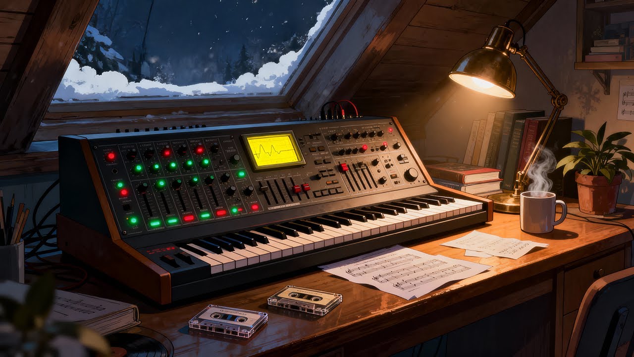 Dusty Circuits Drift — Analog Warmth & Deep Ambience for Work | 1 Hour