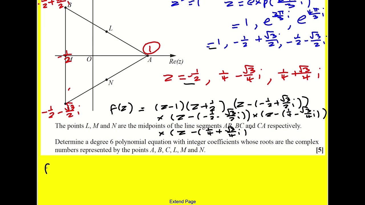 AL FM OCR Jun 2022 pure core paper 1 q9 (Further Maths A Level)