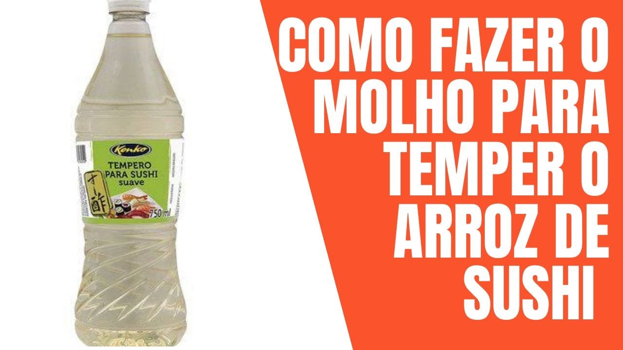 Como fazer o molho su para arroz em casa | molho para arroz de sushi - como fazer sushi - 