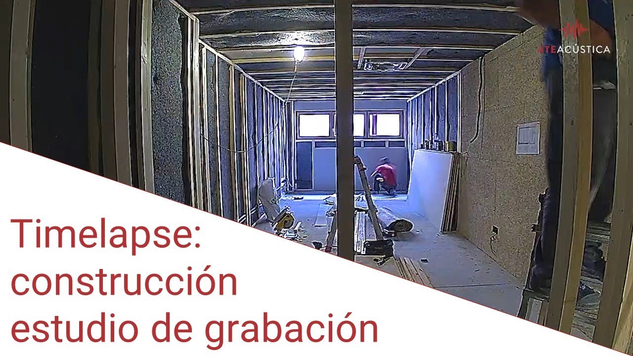 Timelapse: construcción estudio de grabación (Heritage Studio)