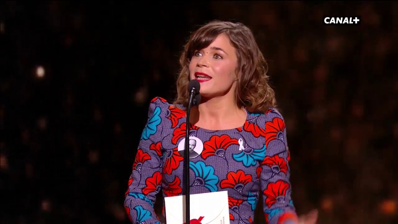 Blanche Gardin pr&eacute;sente le prix du Meilleur Espoir F&eacute;minin - C&eacute;sar 2018