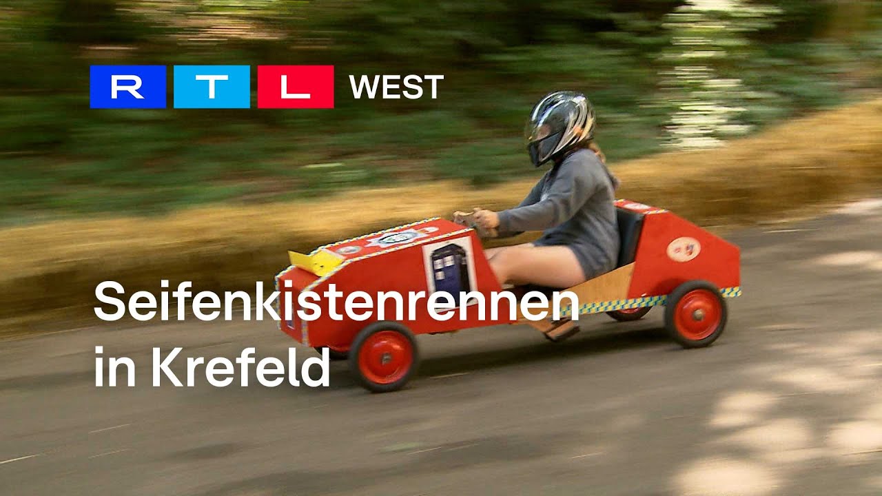 Seifenkistenrennen in Krefeld | RTL WEST, 26.08.2024