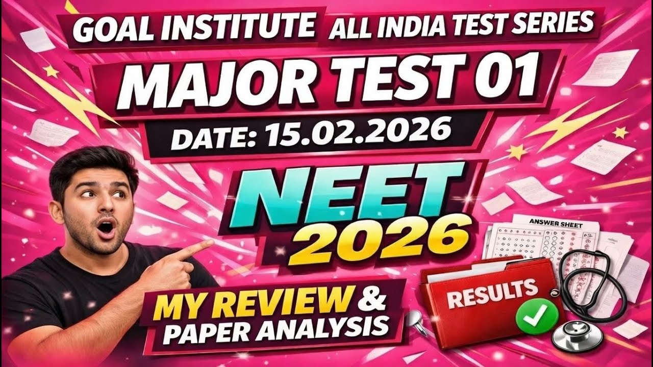Live Discussion & In-Depth Paper Analysis | GOAL Institute AITS Major Test 01(15.02.2026) NEET 2026