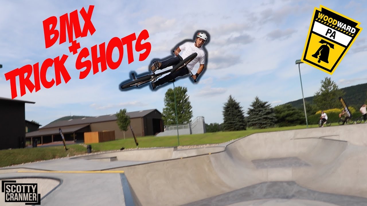 THE CREW RIDES WOODWARD AND SCOTTY DRAINS BASKETBALL TRICK SHOT!