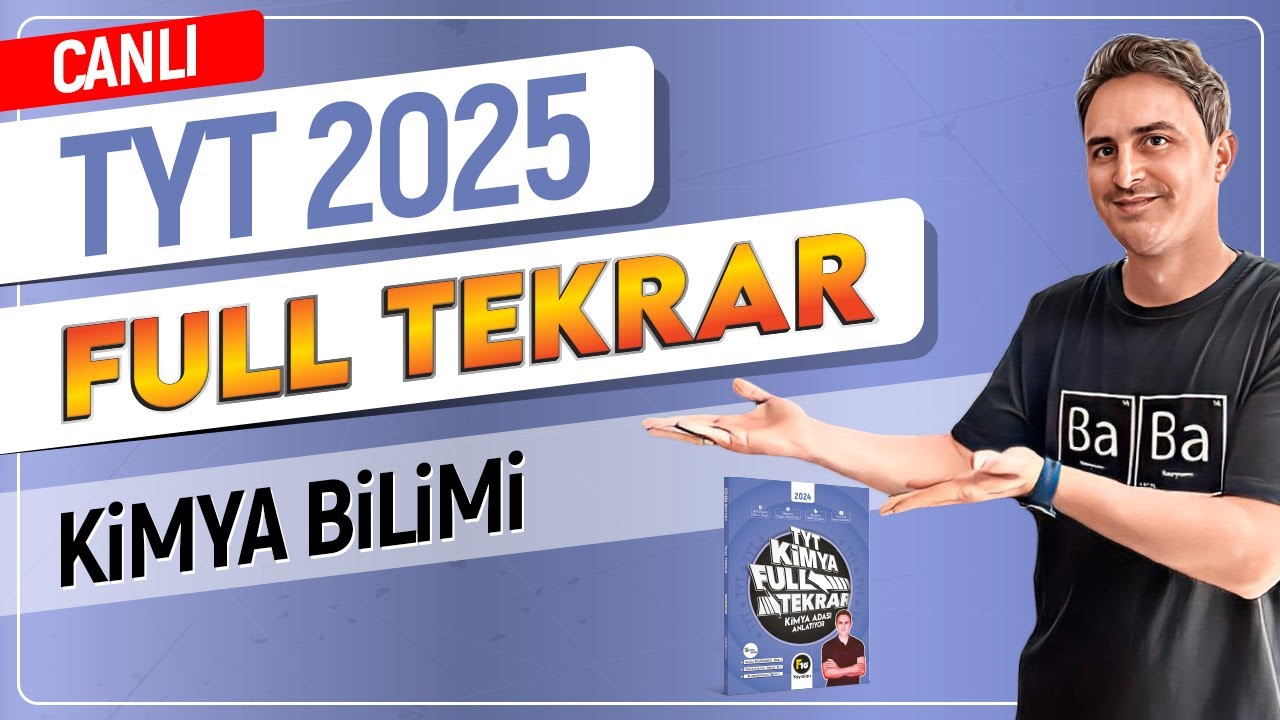 KİMYA BİLİMİ TYT KİMYA FULL TEKRAR