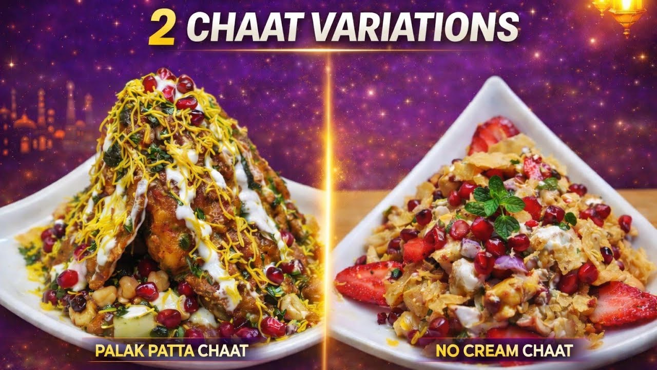 Healthy Chaat Recipe | 2 Easy Iftar Chaat Recipes | Light & Diet Friendly