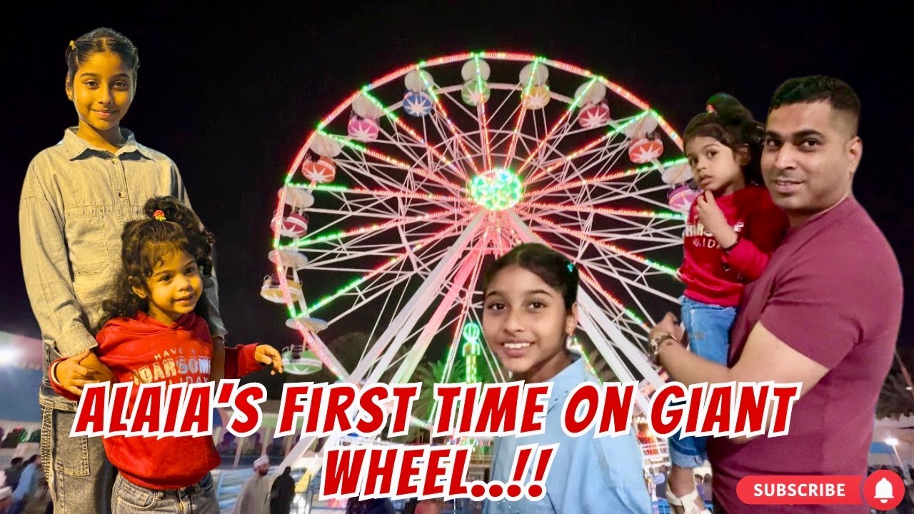 ALAIA'S FIRST GIANT WHEEL RIDE!! 😱|  Goan Vlogger | Konkani Vlogs #goanvlogger #konkanivlogs