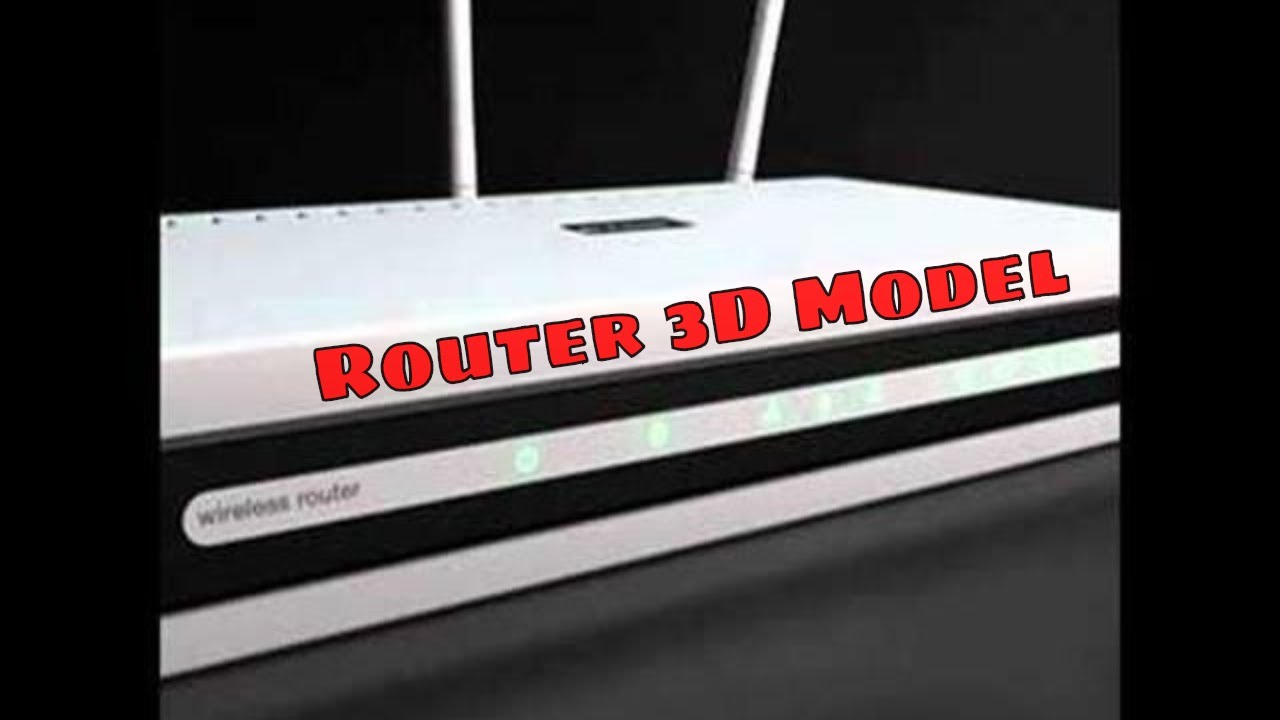 3D Model D-Link-DIR-655 Review