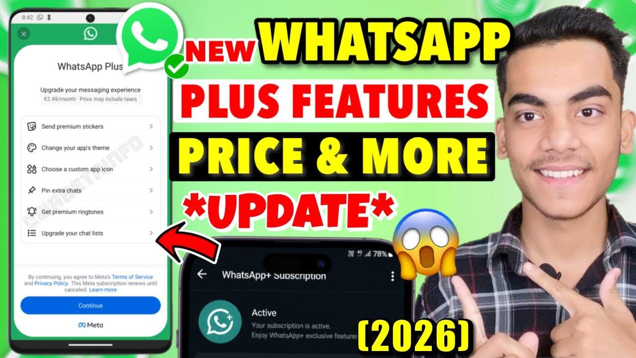 WhatsApp Plus Subscription Launch | WhatsApp Plus New Update | WhatsApp Plus Features & Prices India