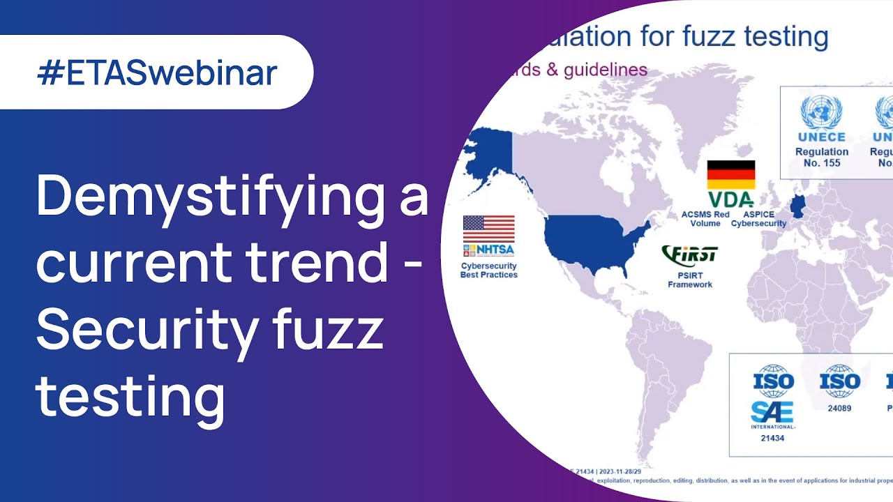 Webinar: Demystifying a current trend - Security fuzz testing in the context of ISO/SAE 21434
