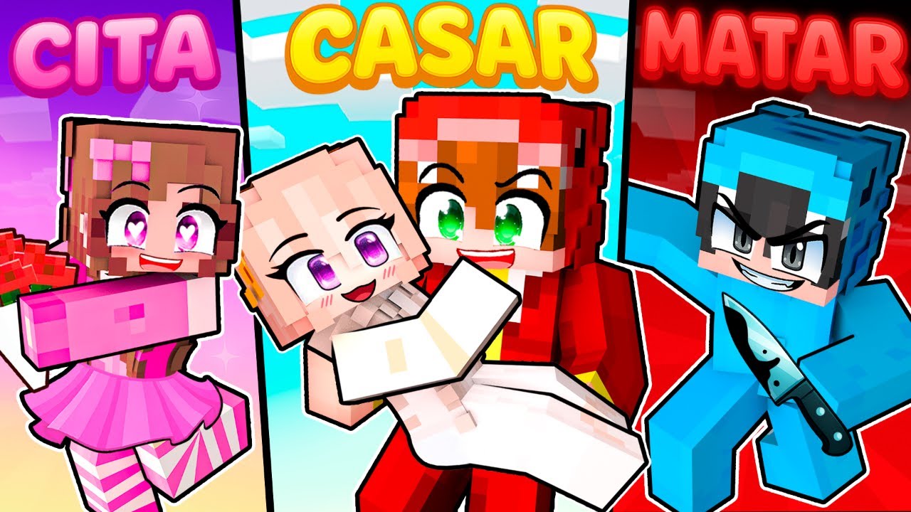 CITA, CASAR, o MUERTE en Minecraft!