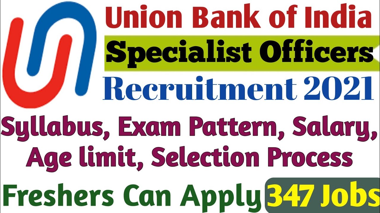 Union Bank of India Recruitment 2021| UBI SO Vacancy 2021|how to fill union bank so online form 2021