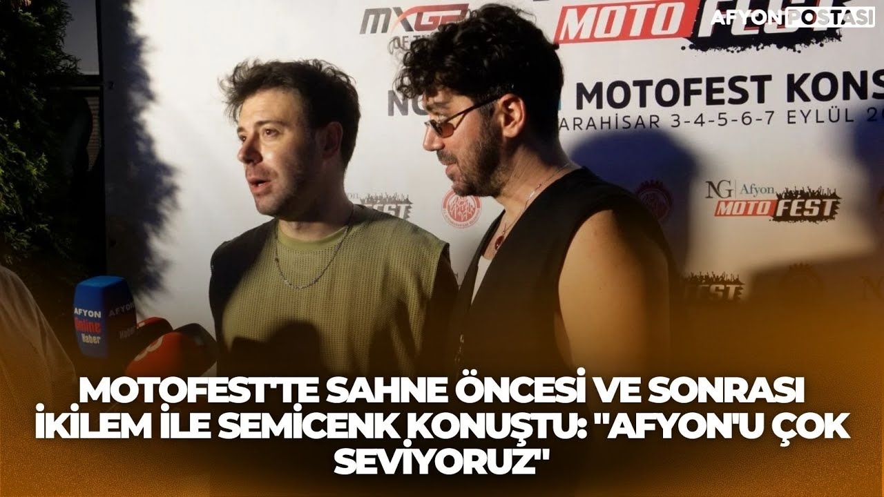 Motofest'te Sahne Öncesi Ve Sonrası İkilem İle Semicenk Konuştu: 