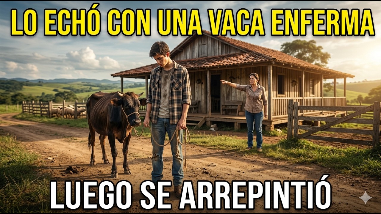 Su Mamá Lo Humilló y Lo Echó Con Una Vaca Enferma… Pero el Destino Cambió Todo
