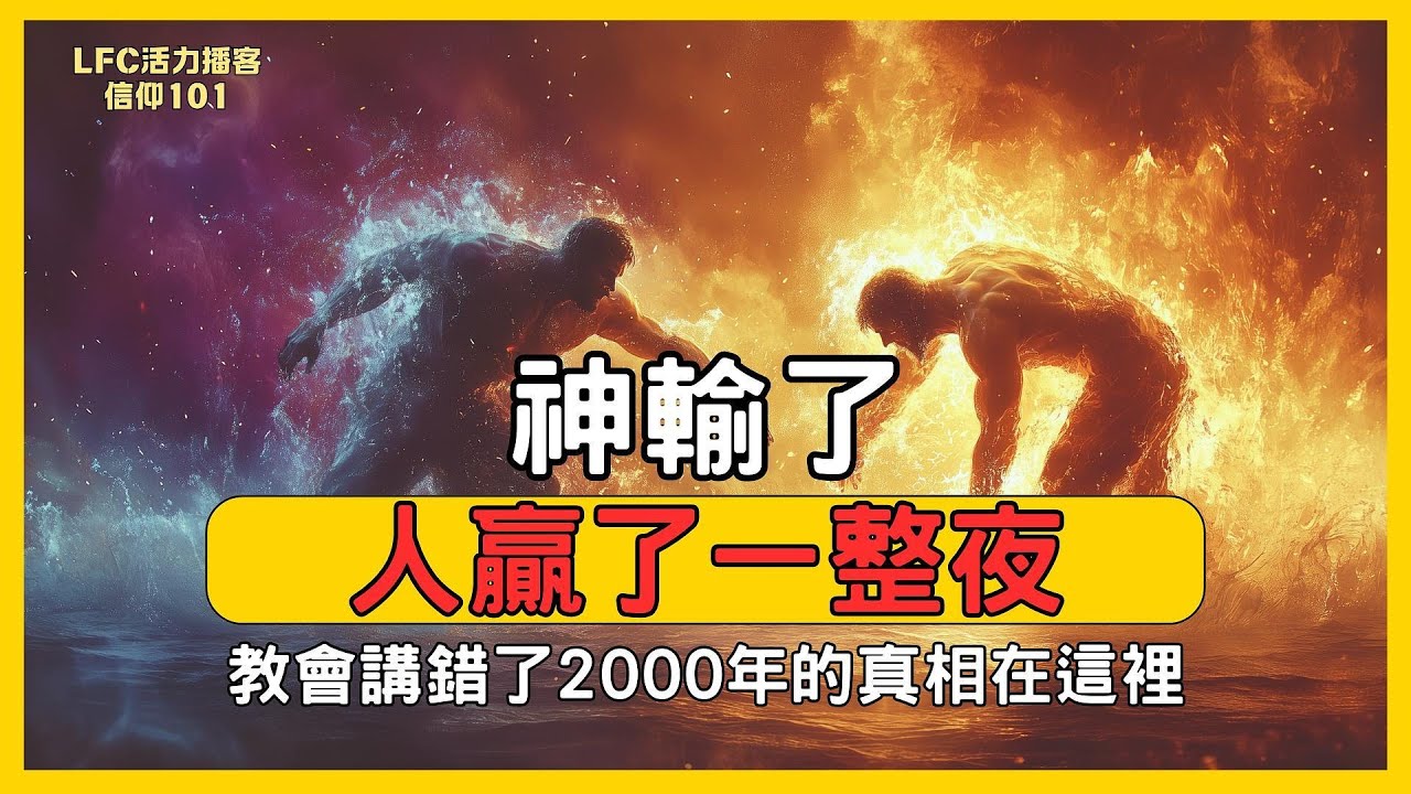 【信仰101】聖經最離譜的一夜: 神跟人摔跤8小時, 居然輸了? | 你一輩子遇不見神的真正原因 | 主日說我需要神, 週一還是靠自己?