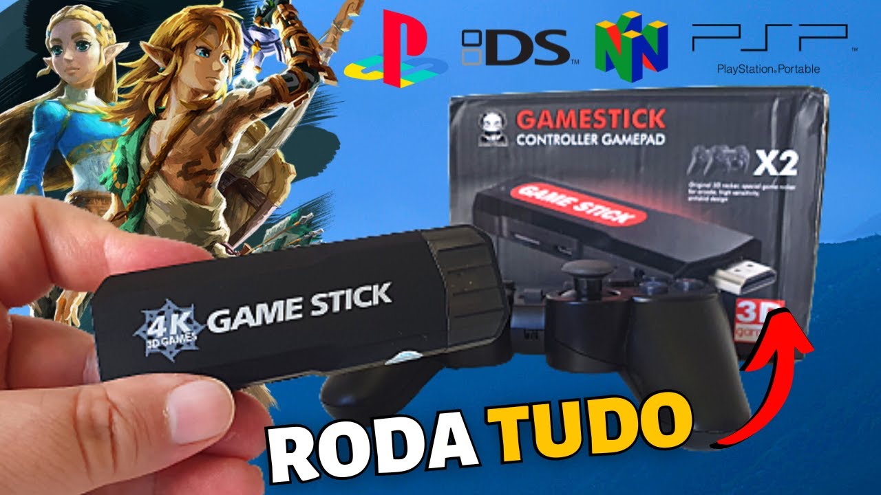 Comprei Game Stick QUE RODA TUDO Com 30 Mil Jogos | Game Stick GD10