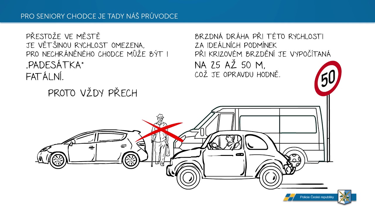 Policie ČR: Pro seniory chodce je tady náš průvodce