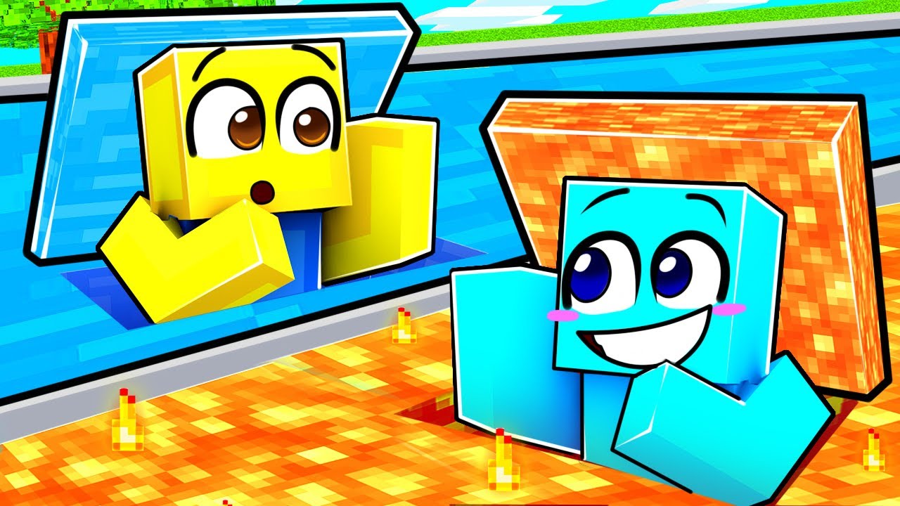 Construí 5 BUNKERS de UN COLOR en Minecraft!