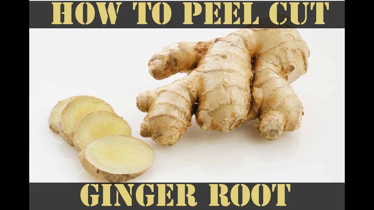 How to cut ginger | Peel and cut ginger