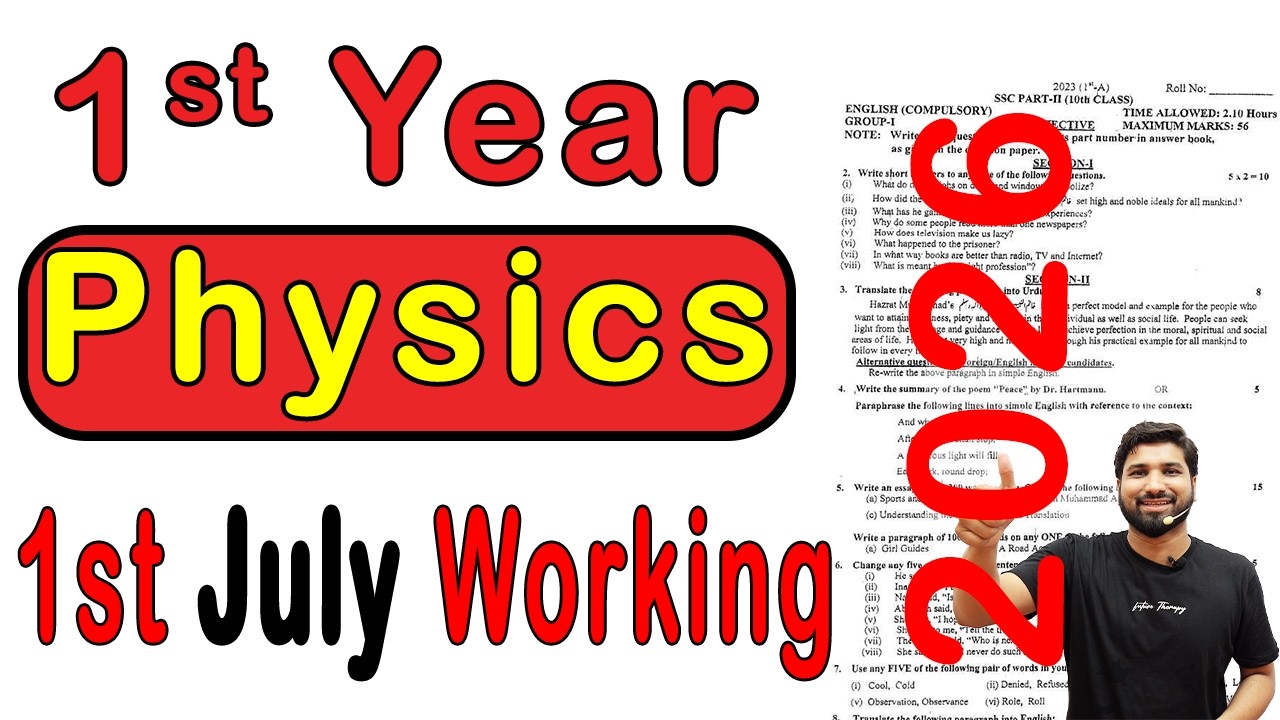 1st year Physics Guess Paper 2026, FSC part 1 Physics guess paper 2026 , ICS Phy Guess Paper 2026