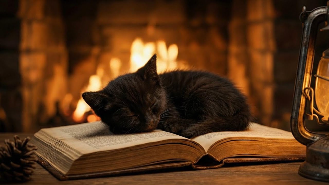 Why Is This Sleeping Black Kitten So Incredibly Relaxing to Watch?