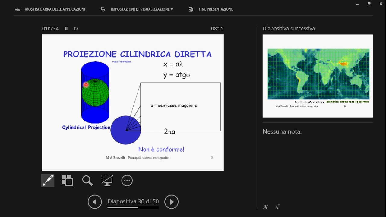 20181024 Proiezioni e sistemi cartografici