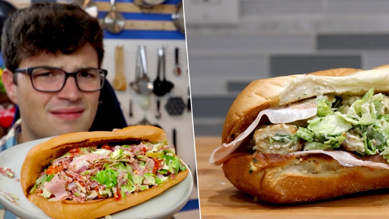 I Tested All the Tiktok Chopped Sandwiches- Italian Combo, Chicken Caesar, Poutine