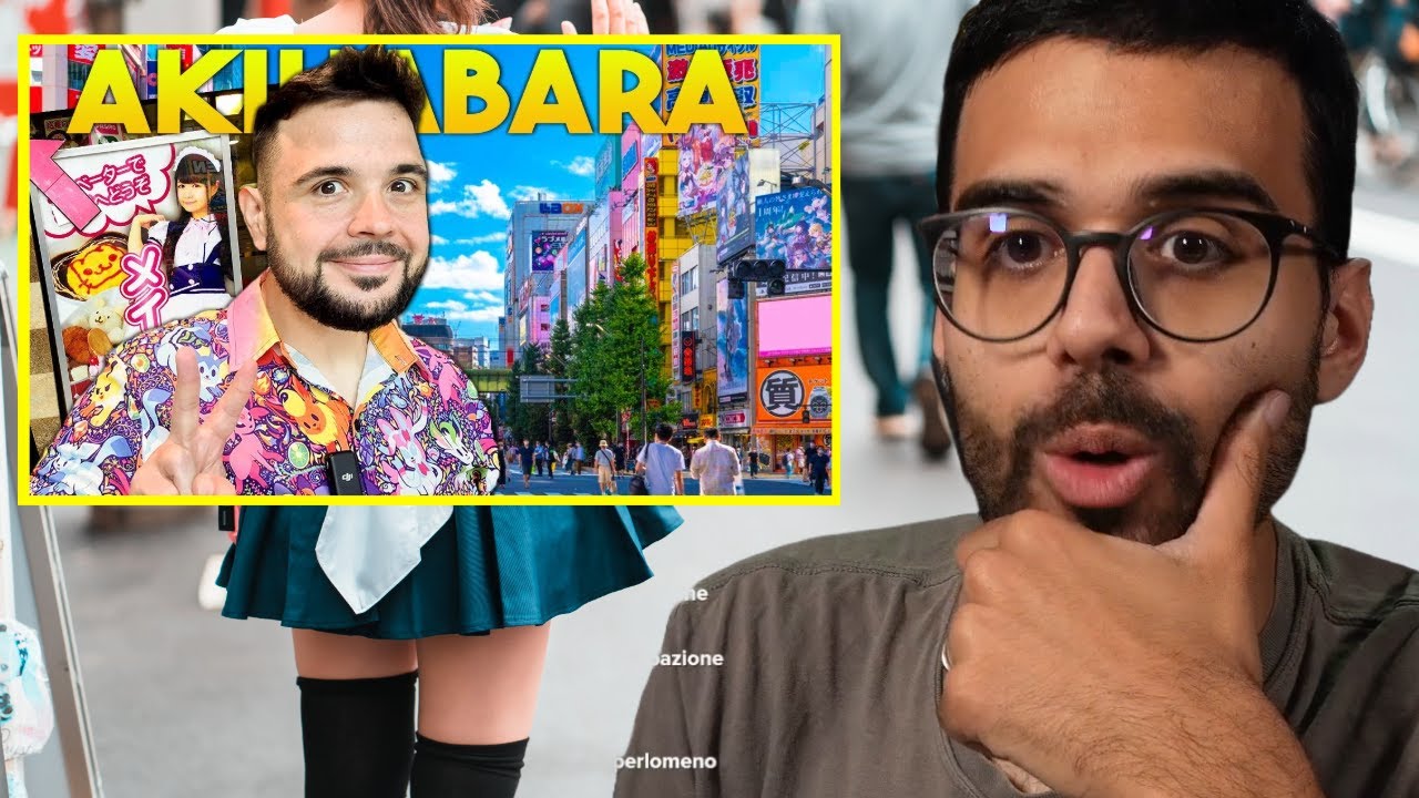 Dario Moccia REACTION a CICCIOGAMER a AKIHABARA (Tokyo)