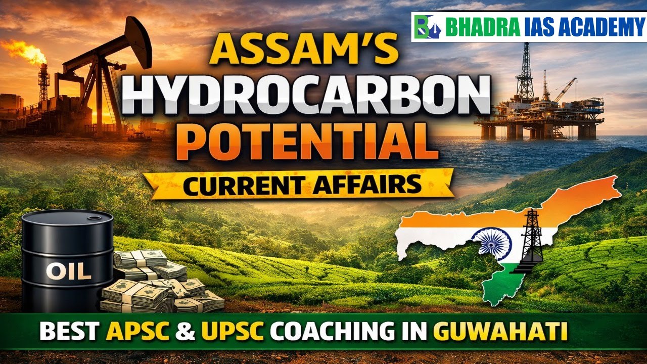 Assam's Hydrocarbon Potential | Current Affairs | Best APSC & UPSC Coaching in Guwahati