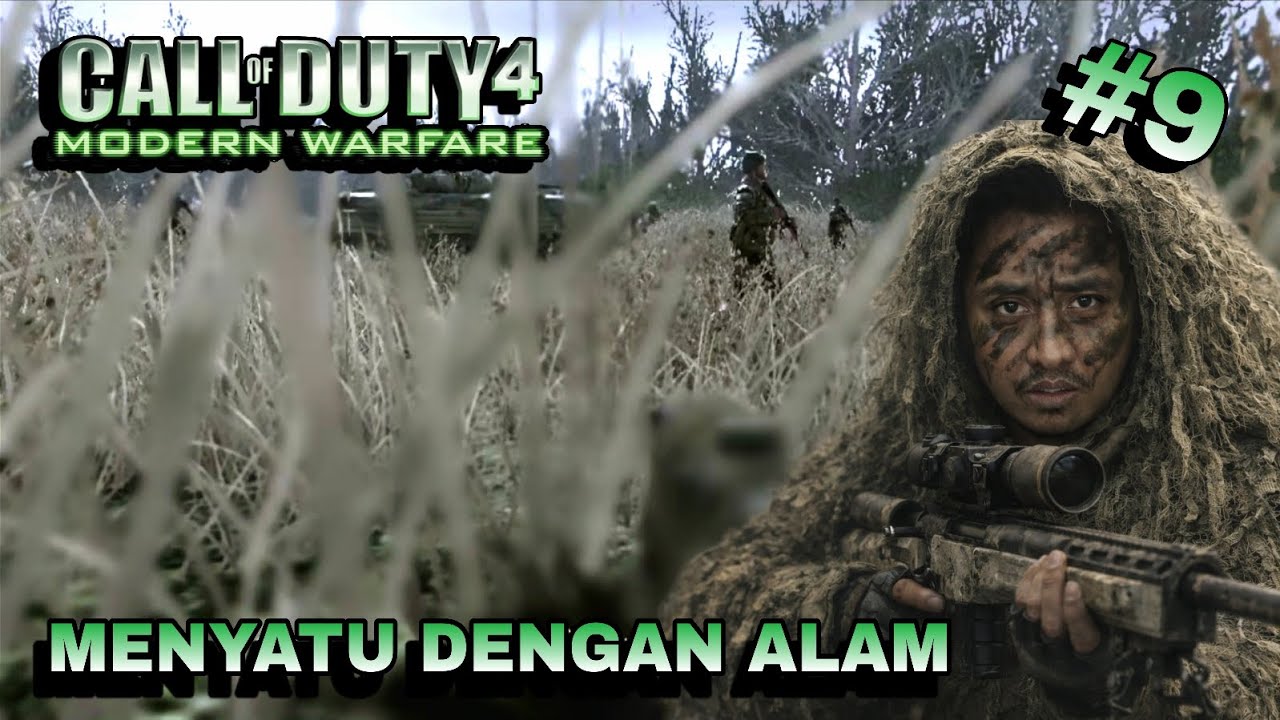 Aku Menyatu Dengan Alam Gaes | COD4 Modern Warfare 