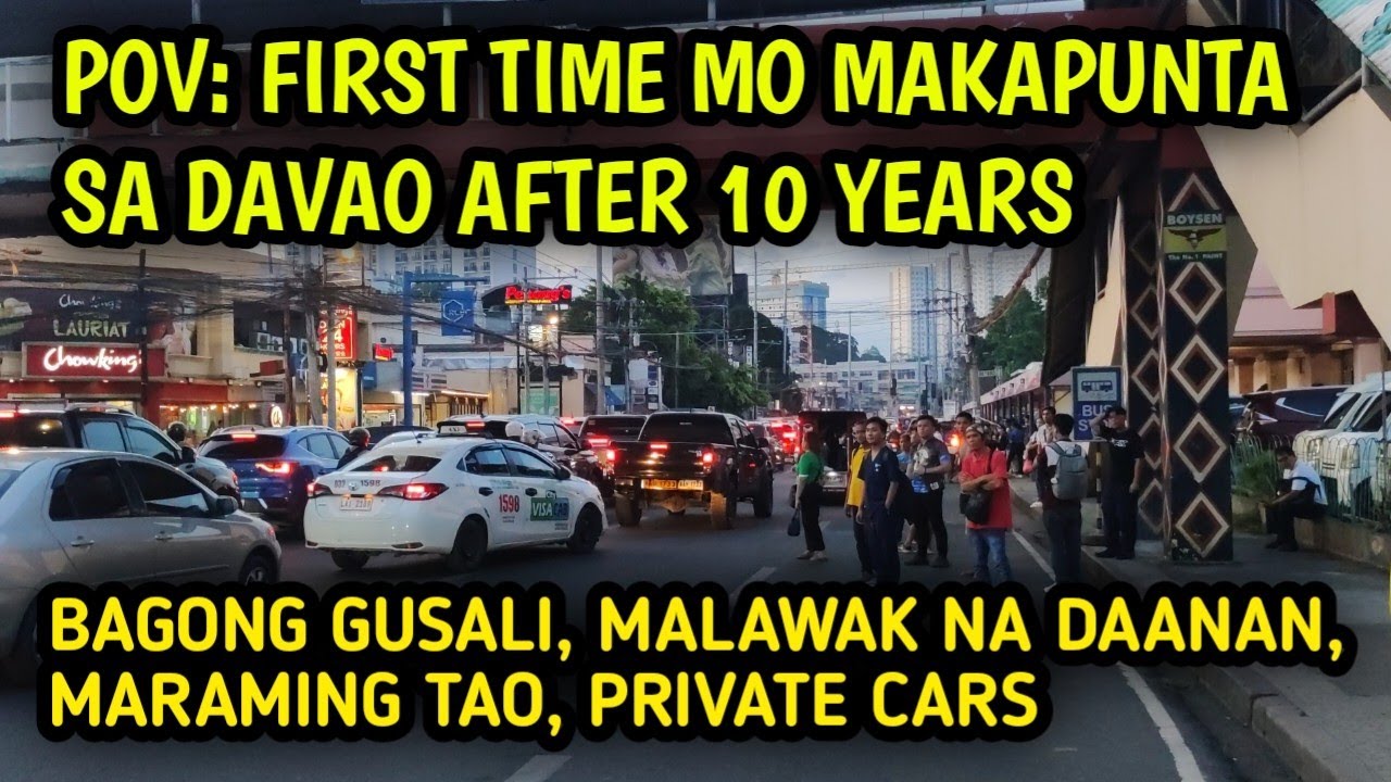 POV: FIRST TIME MO MAKAPUNTANG DAVAO CITY AFTER 10 YEARS