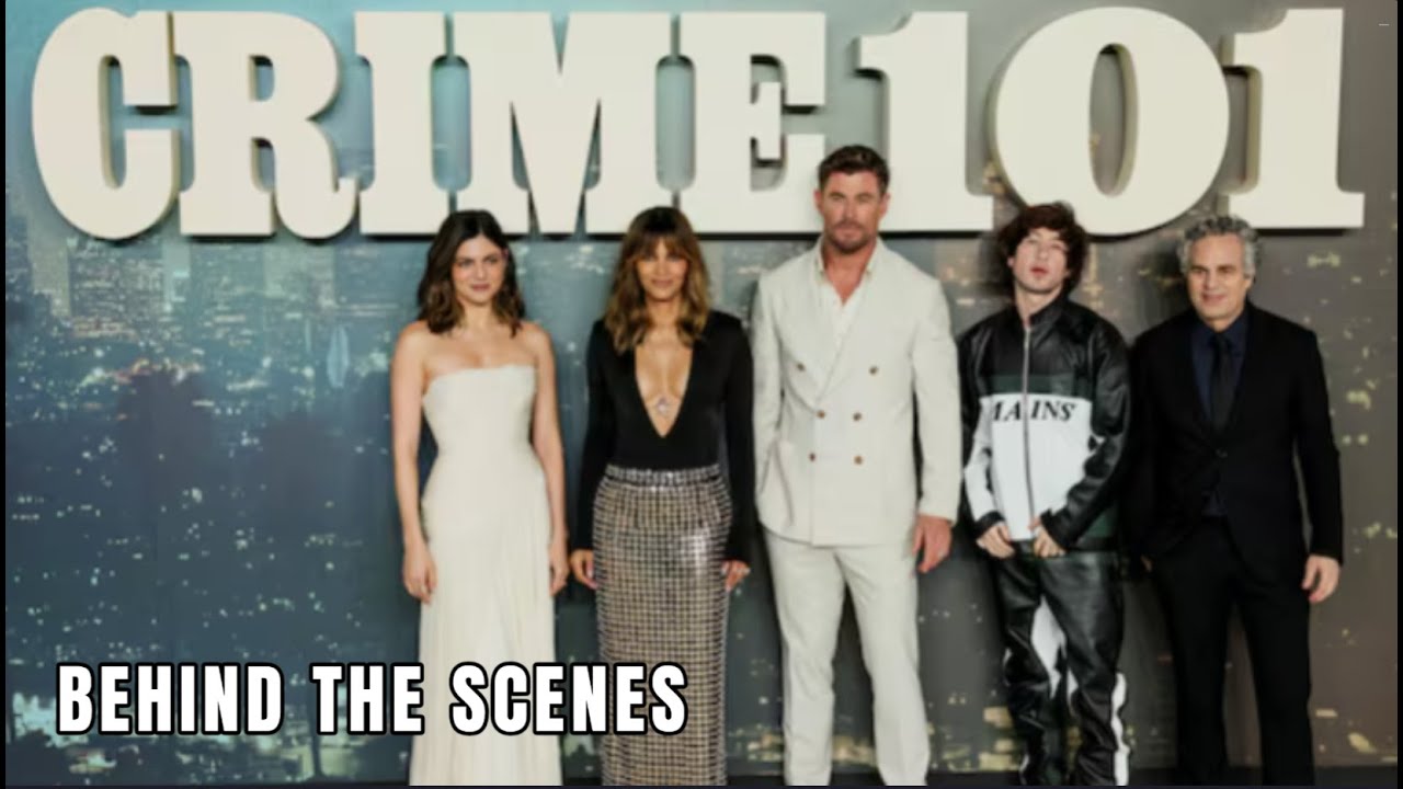 Crime 101 - Behind The Scenes with Mark, Chris, Halle and Barry