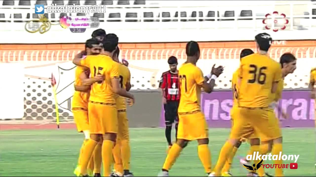 القادسية وخيطان الدوري الكويتي خالد القحطاني 0/1